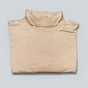 J. McLaughlin Nora Metallic Stretch Knit Turtleneck